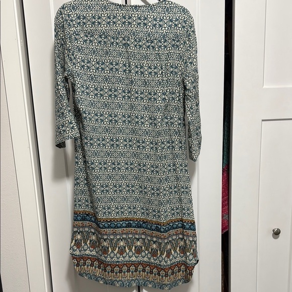 Carre Noir  Bohemian Patterned Dress with Tassels - Picture 6 of 6